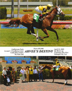 Ahvee's Destiny wins at Gulfstream Park - April 23, 2009
