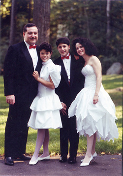 Avram, Rhoda, Jonathan, Arielle at Jonathan's Bar Mitzvah